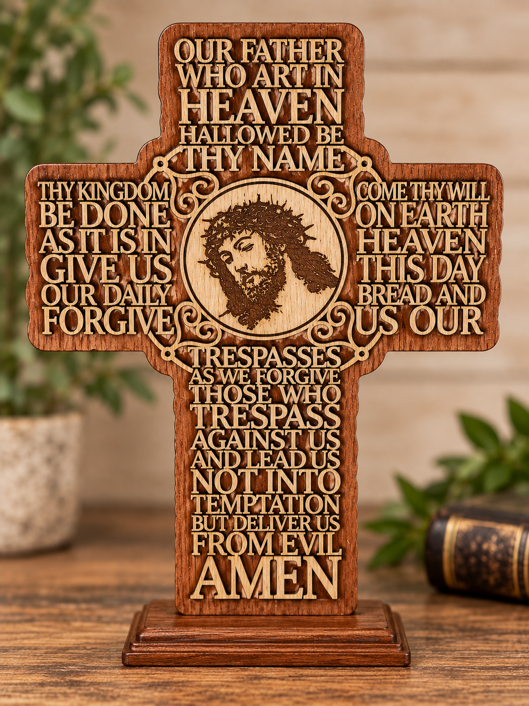 Laser-cut crosses